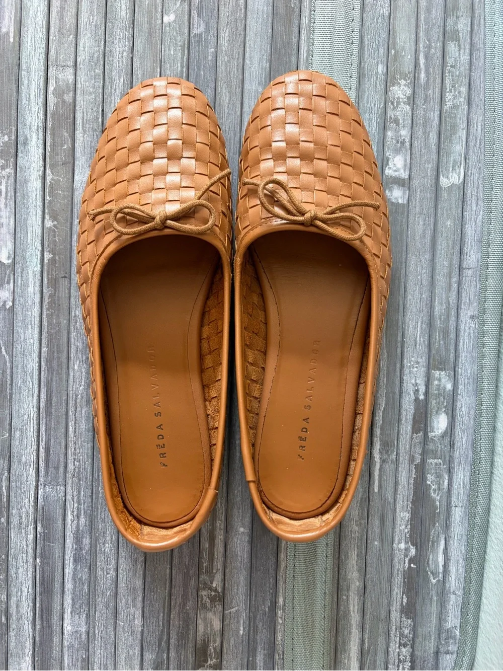 Freda Salvador Roma Cognac Woven Calf - Picture 3 of 9